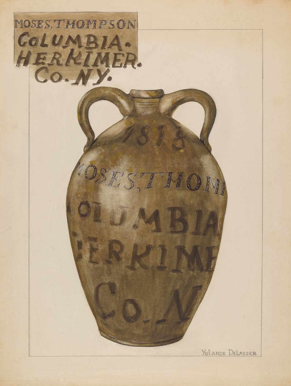 Dzbanek, ok. 1936. autorstwa Yolande Delasser