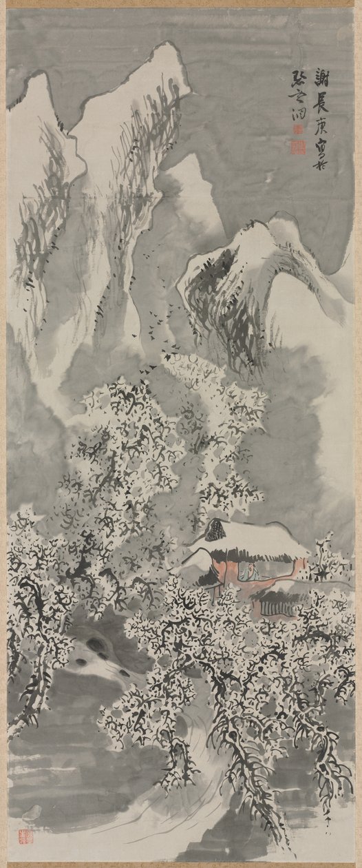 Śnieżny krajobraz, ok. godz. 1770. autorstwa Yosa Buson