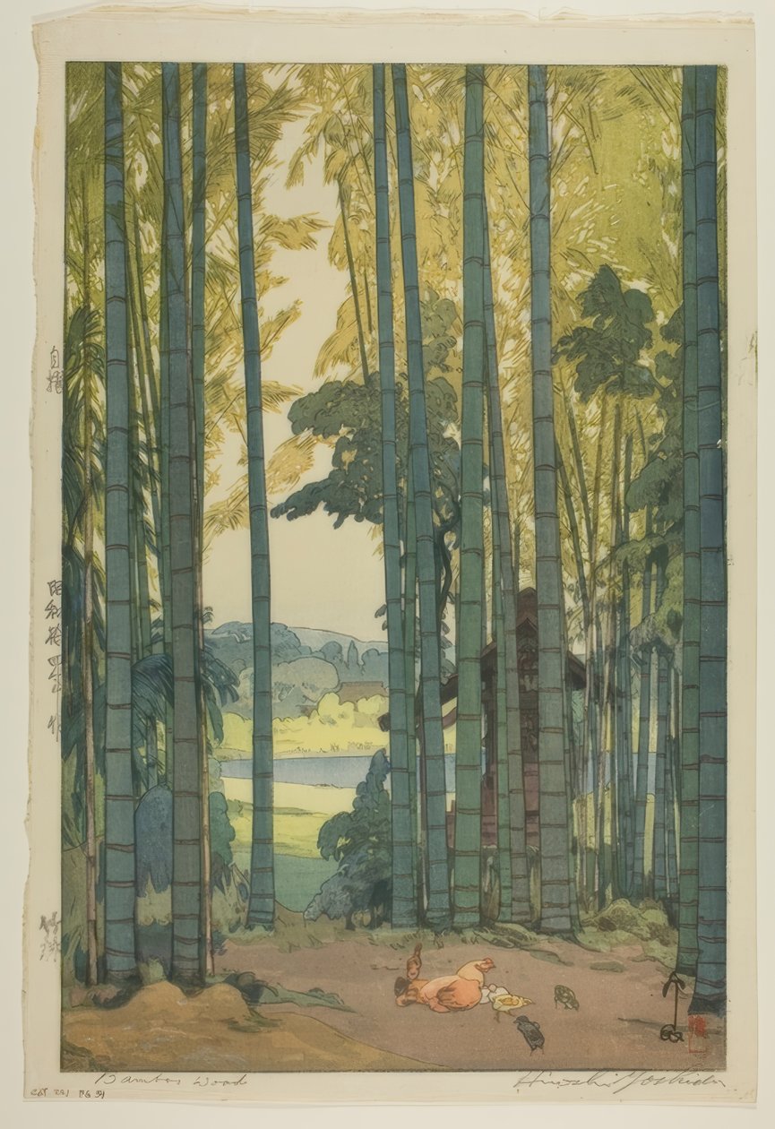 Drewno Bambusowe autorstwa Yoshida Hiroshi