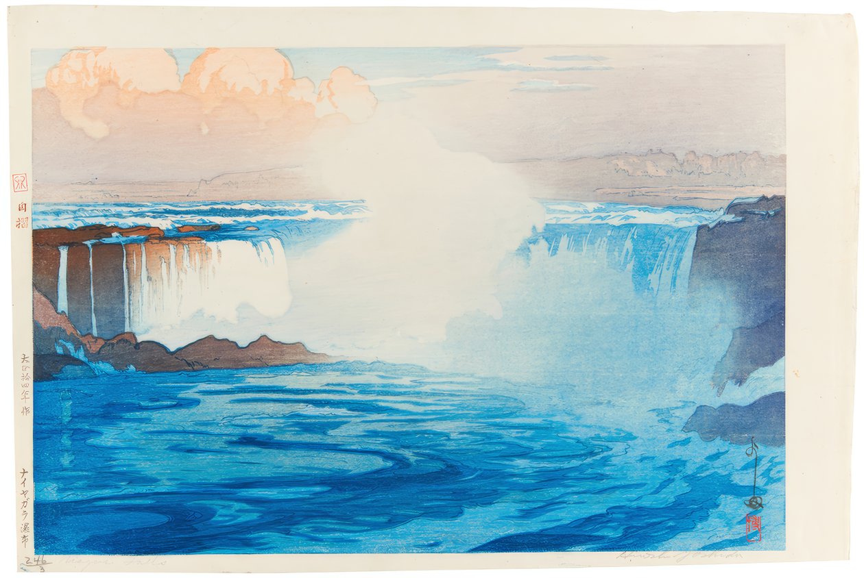 Wodospad Niagara autorstwa Yoshida Hiroshi