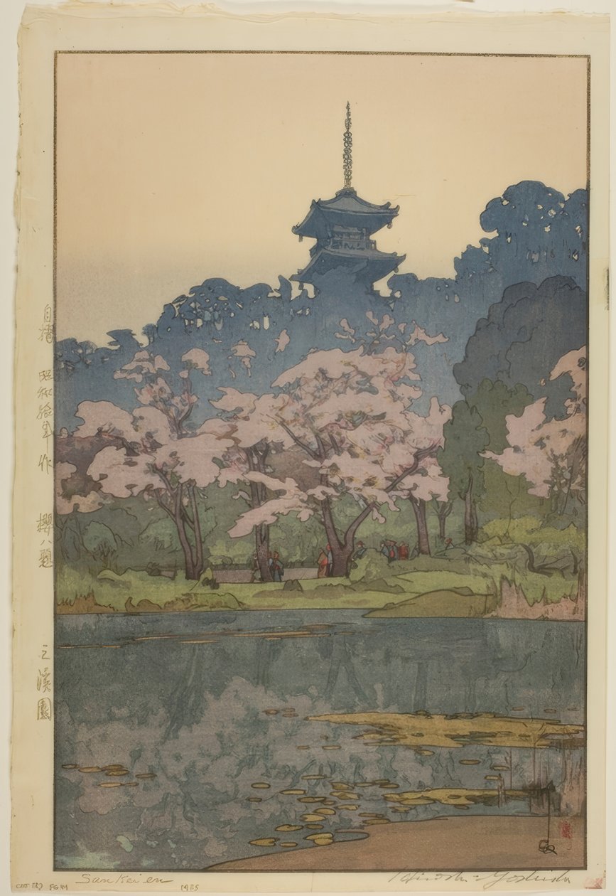 Sankeien autorstwa Yoshida Hiroshi