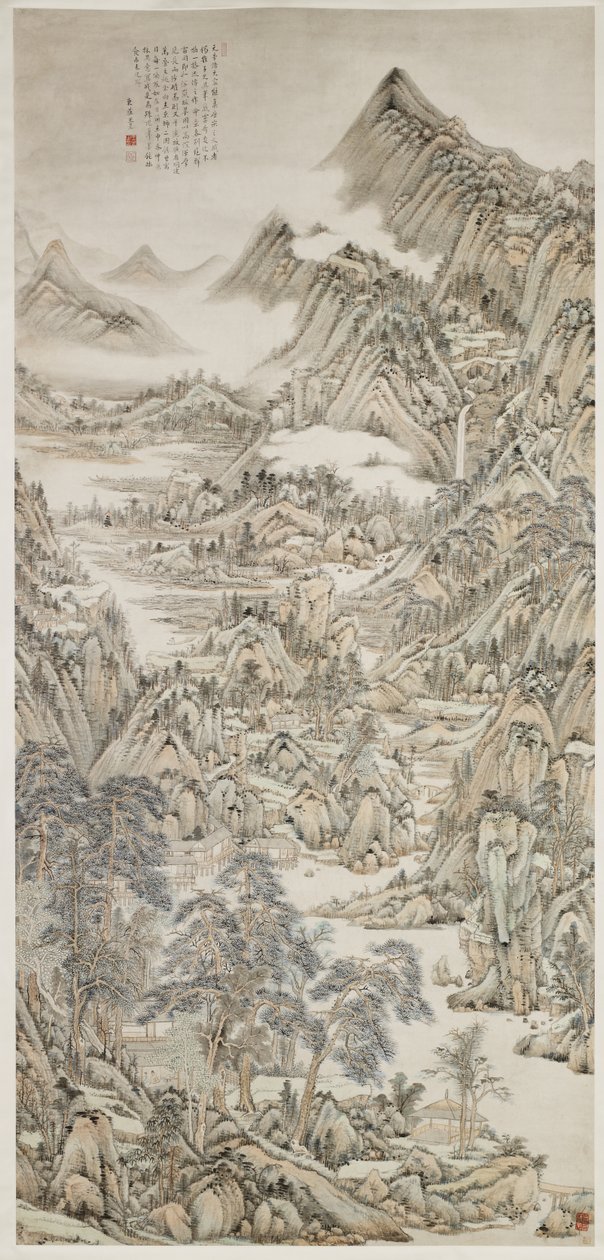 krajobraz po Huang gong autorstwa Yu Wang