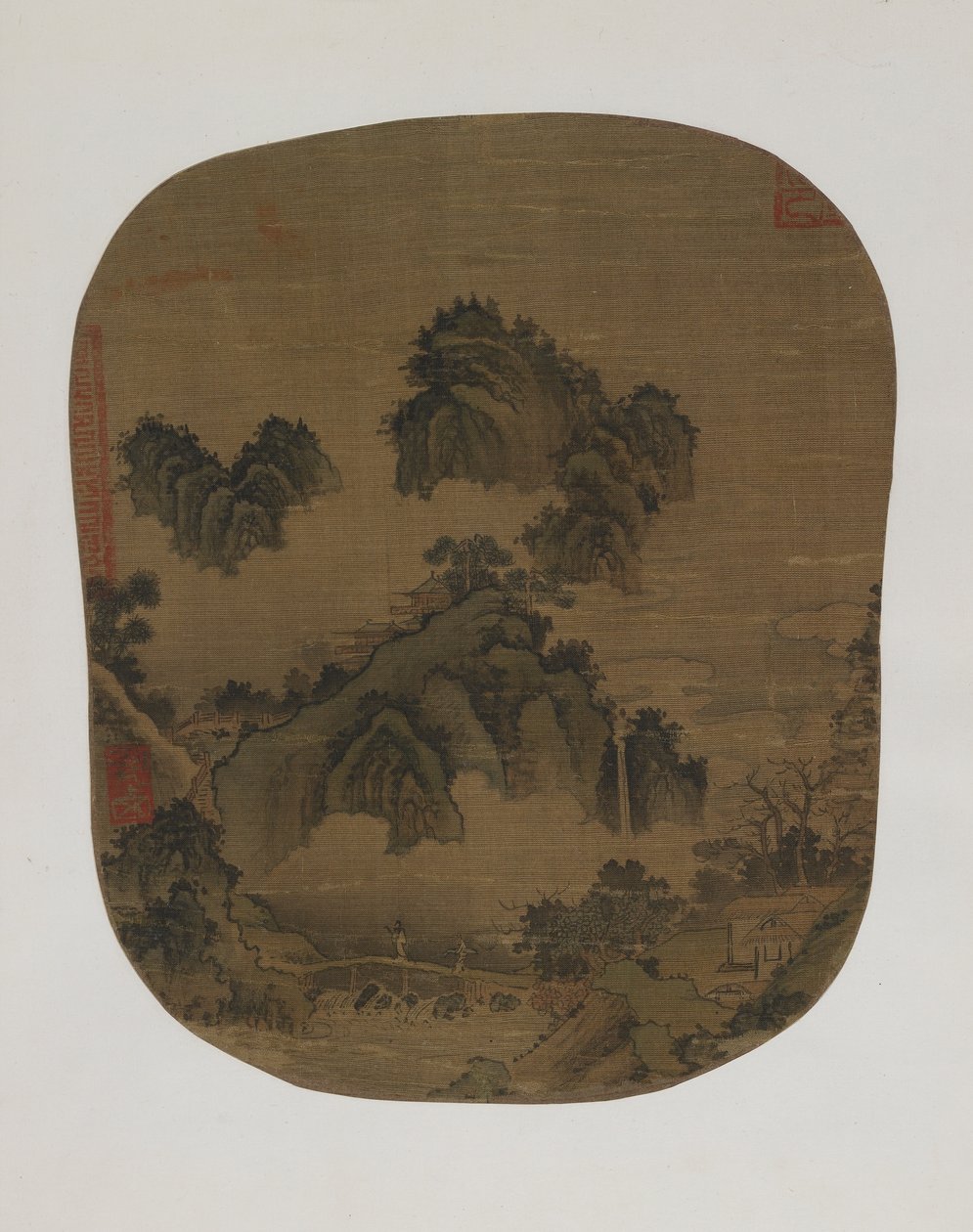 Górski krajobraz autorstwa Yuan Dynasty Chinese School