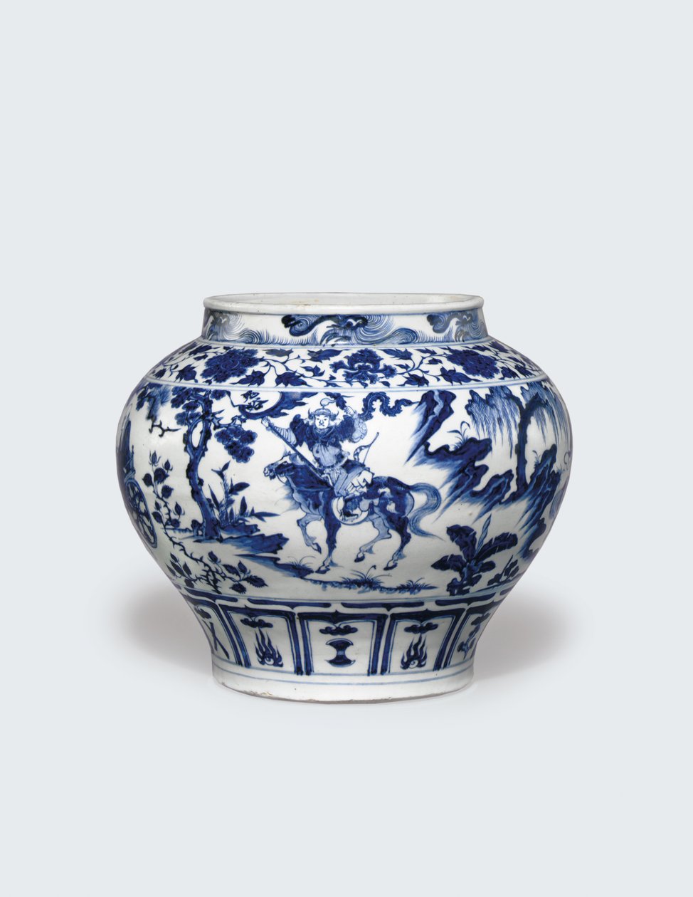 Guan biały i niebieski, połowa XIV w. (ceramika) autorstwa Yuan Dynasty Chinese School