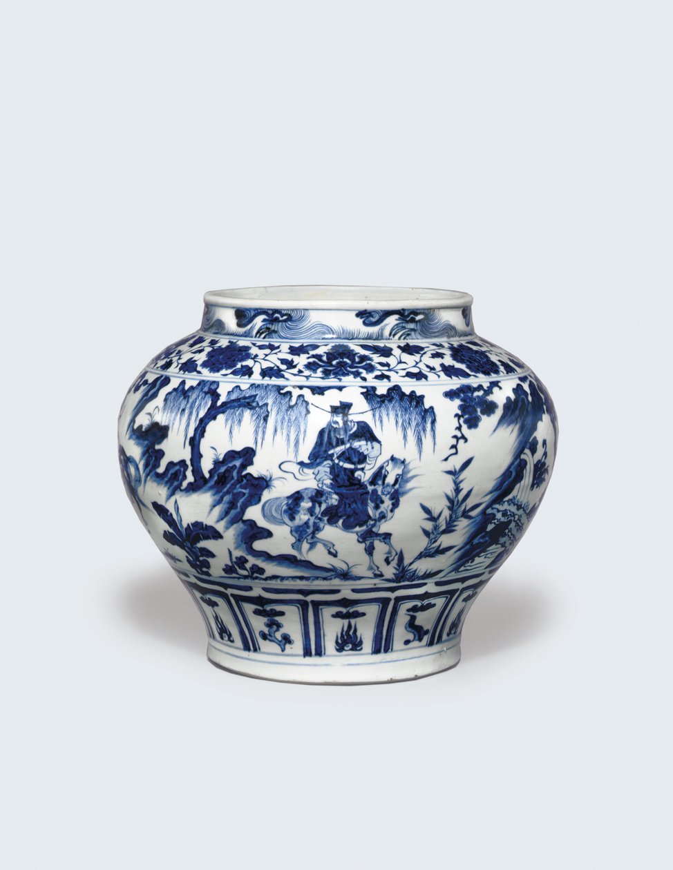 Guan biały i niebieski, połowa XIV w. (ceramika) autorstwa Yuan Dynasty Chinese School