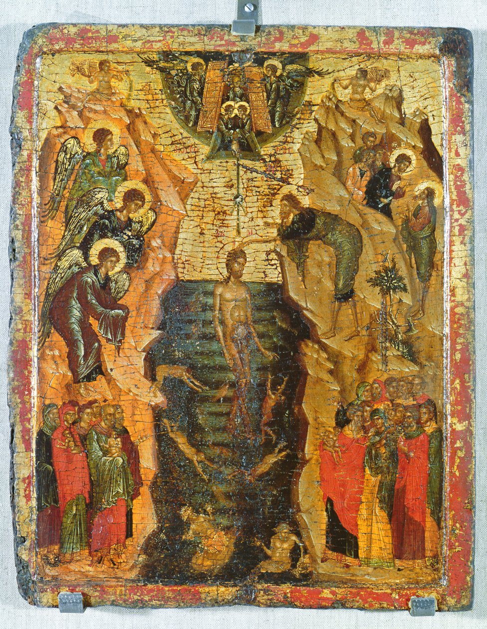 Chrzest Chrystusa, z Sandzak (tempera na desce) autorstwa Yugoslavian School