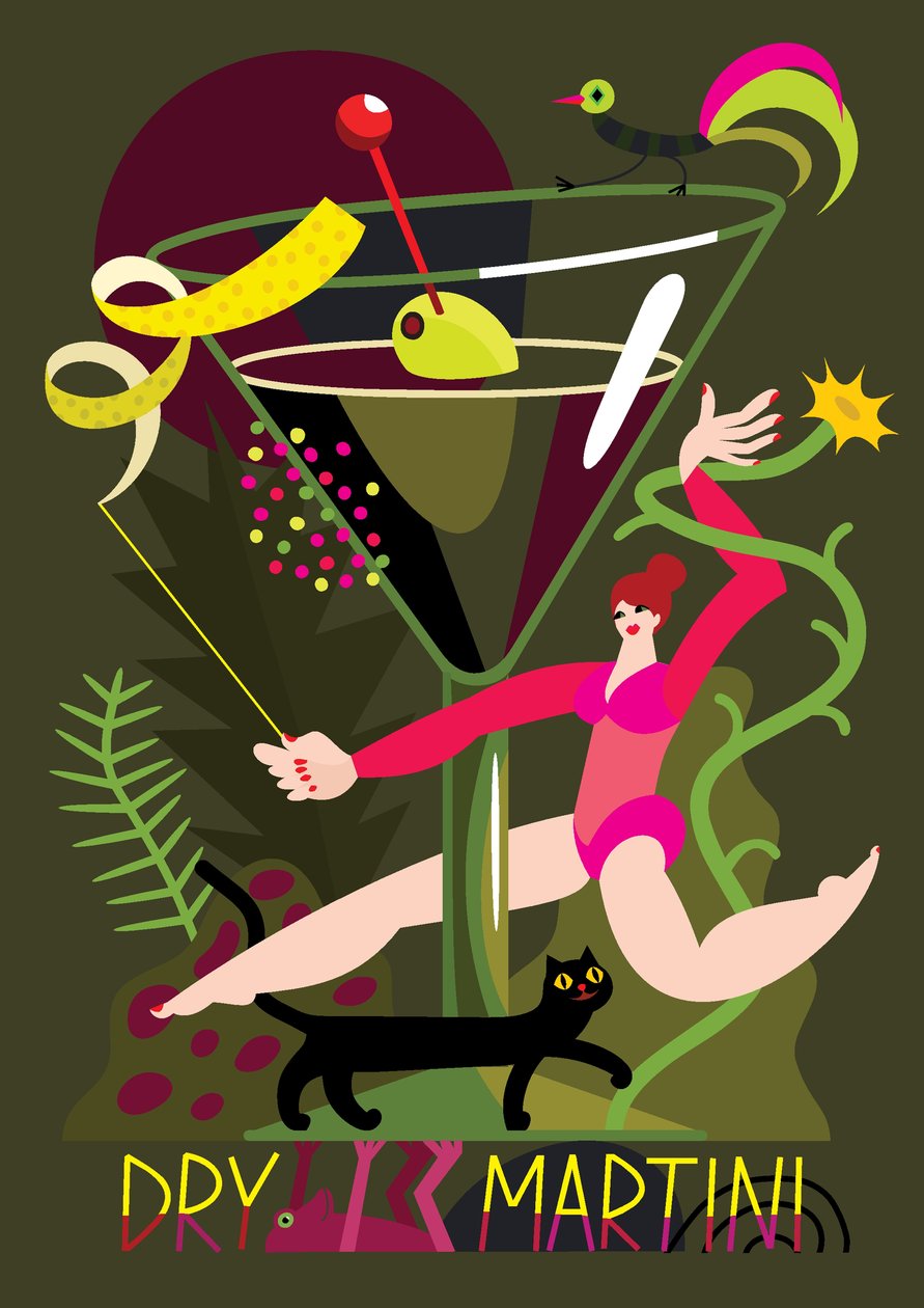 Dry Martini, 2017 r. autorstwa Yulia Drobova