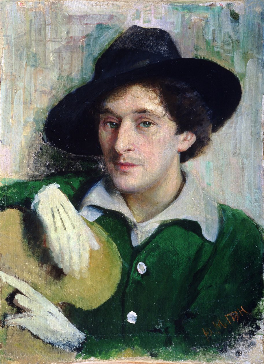 Portret Marca Chagalla, ok. 1910 autorstwa Yuri Moiseyevich Pen