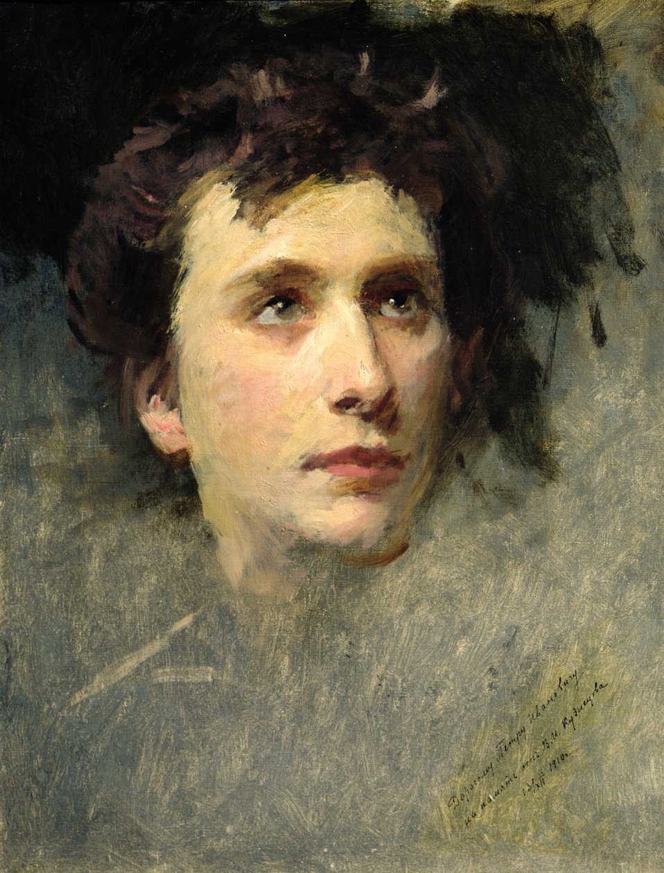 Portret kompozytora Piotra Iljicza Czajkowskiego, lata 50. XIX wieku autorstwa Yury Jacovlevich Lehman