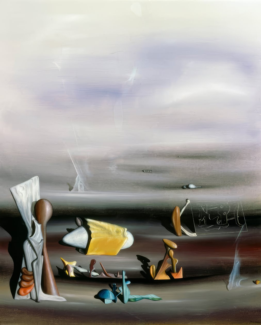 Budowanie i niszczenie autorstwa Yves Tanguy