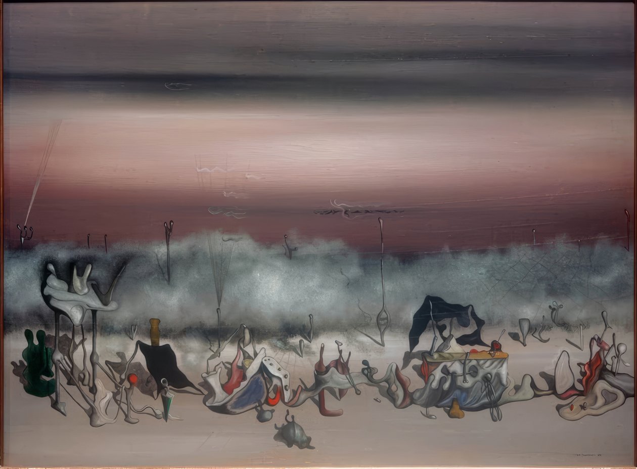 Pasmo ekscesów autorstwa Yves Tanguy