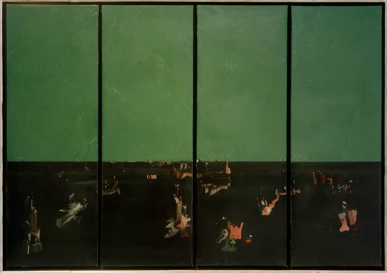 Firmament autorstwa Yves Tanguy