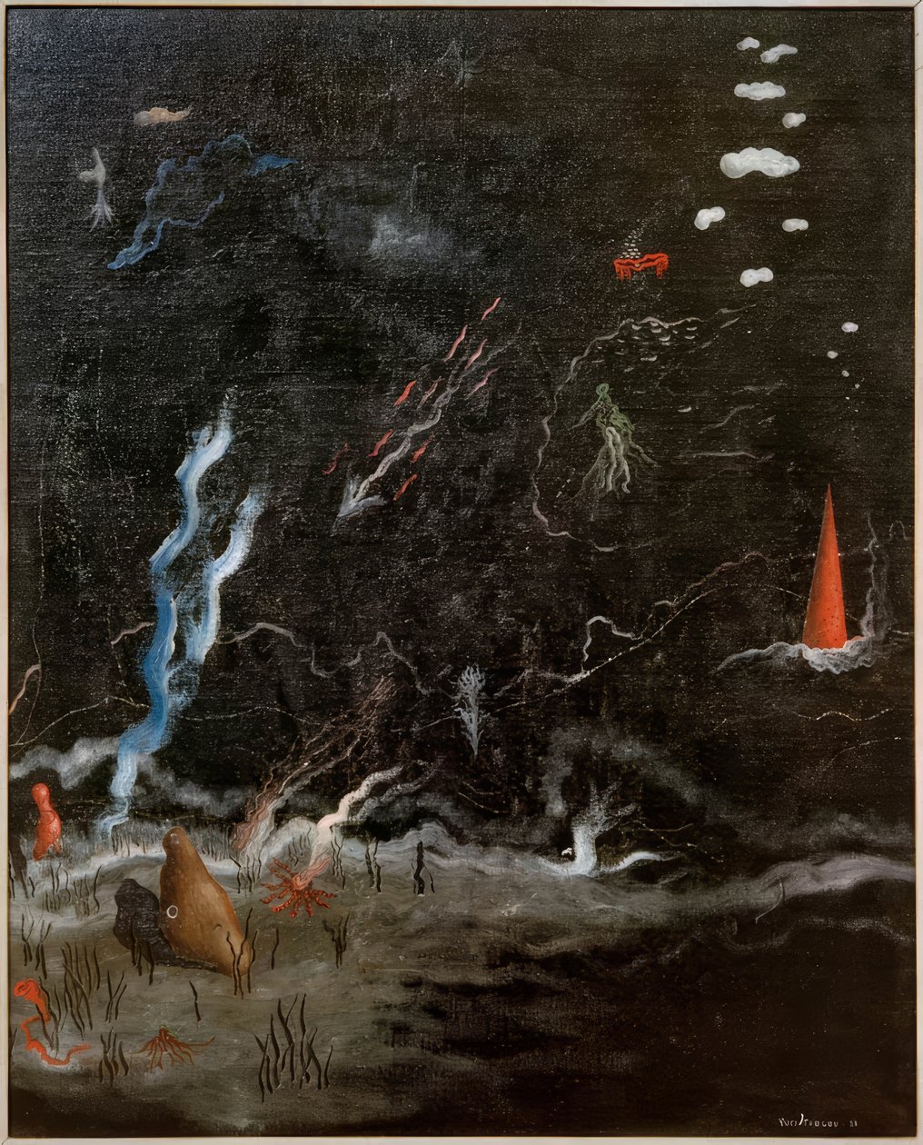 Burza (Czarna kraina) autorstwa Yves Tanguy