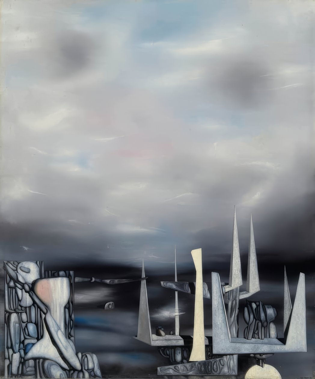 Przebijanie gwiazd autorstwa Yves Tanguy