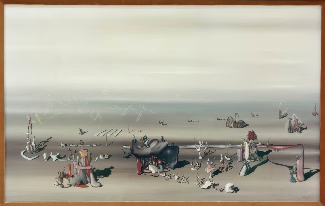 Czekam na nich. autorstwa Yves Tanguy