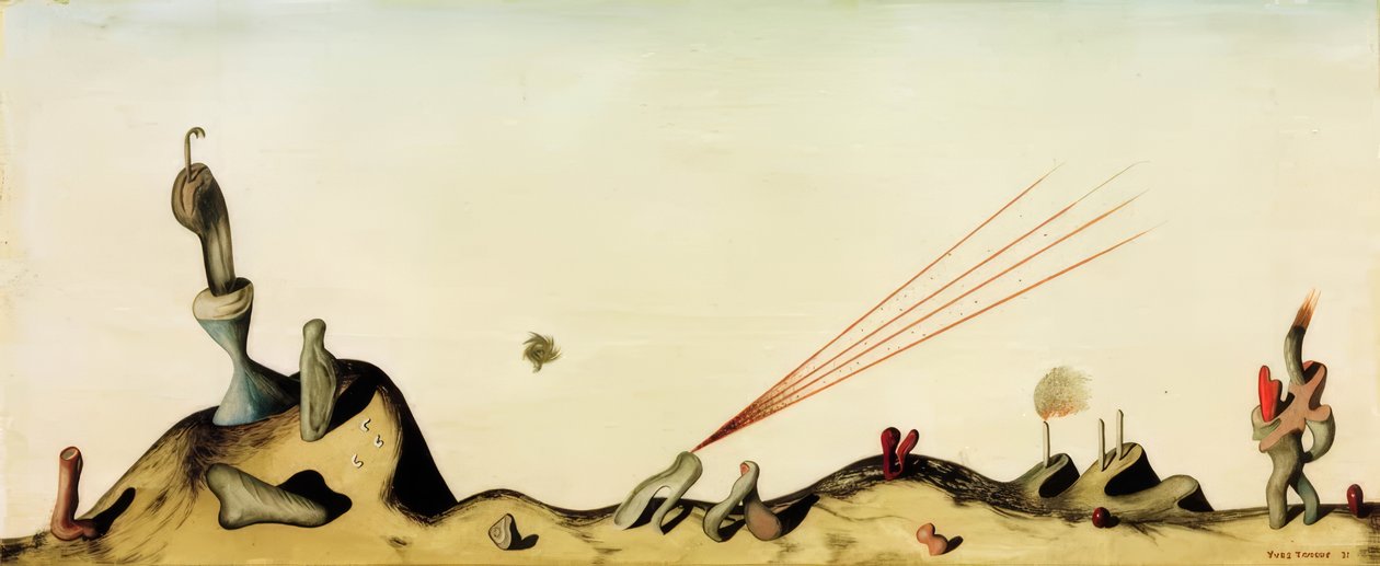 Bez tytułu autorstwa Yves Tanguy