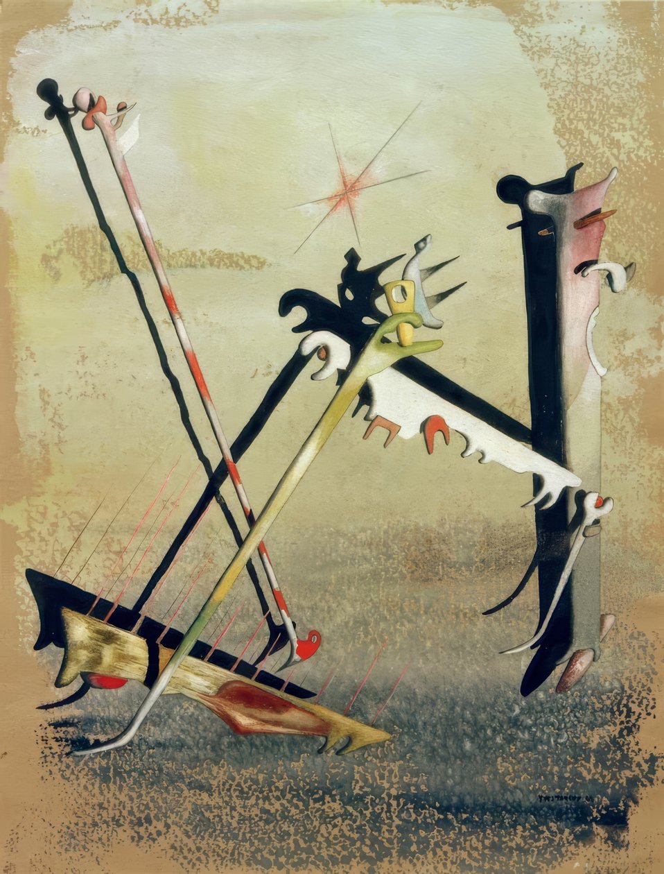 Bez tytułu autorstwa Yves Tanguy