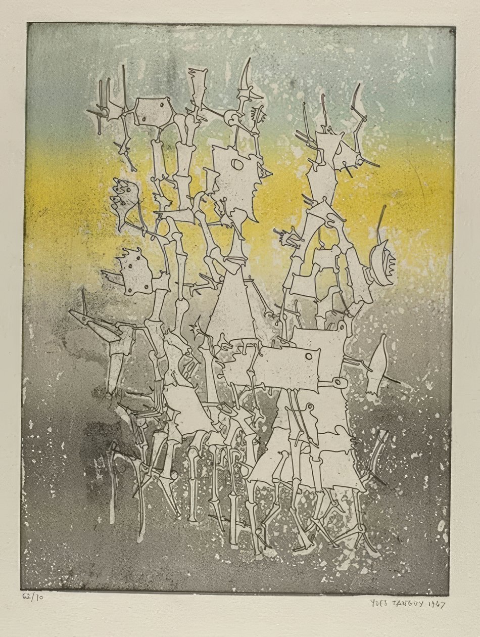 Rhabdomancie autorstwa Yves Tanguy