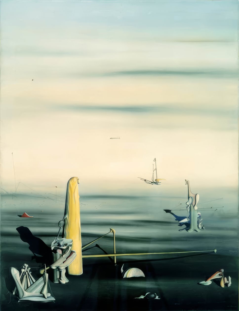 Słońce w jej szkatułce na biżuterię autorstwa Yves Tanguy