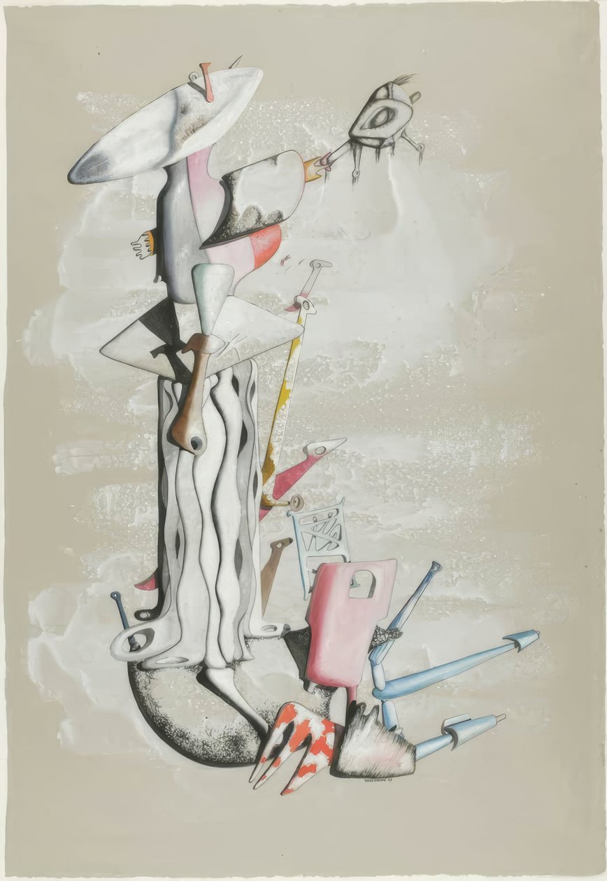 Pływająca trawa autorstwa Yves Tanguy