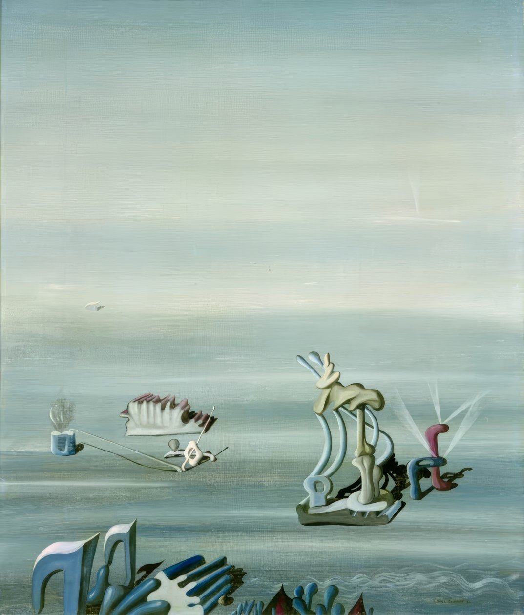 Cuda mórz autorstwa Yves Tanguy