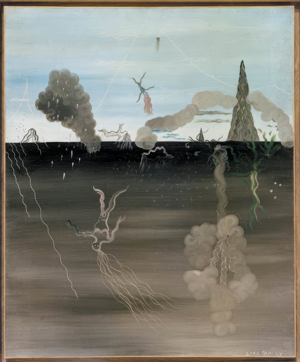 Drugie przesłanie II autorstwa Yves Tanguy