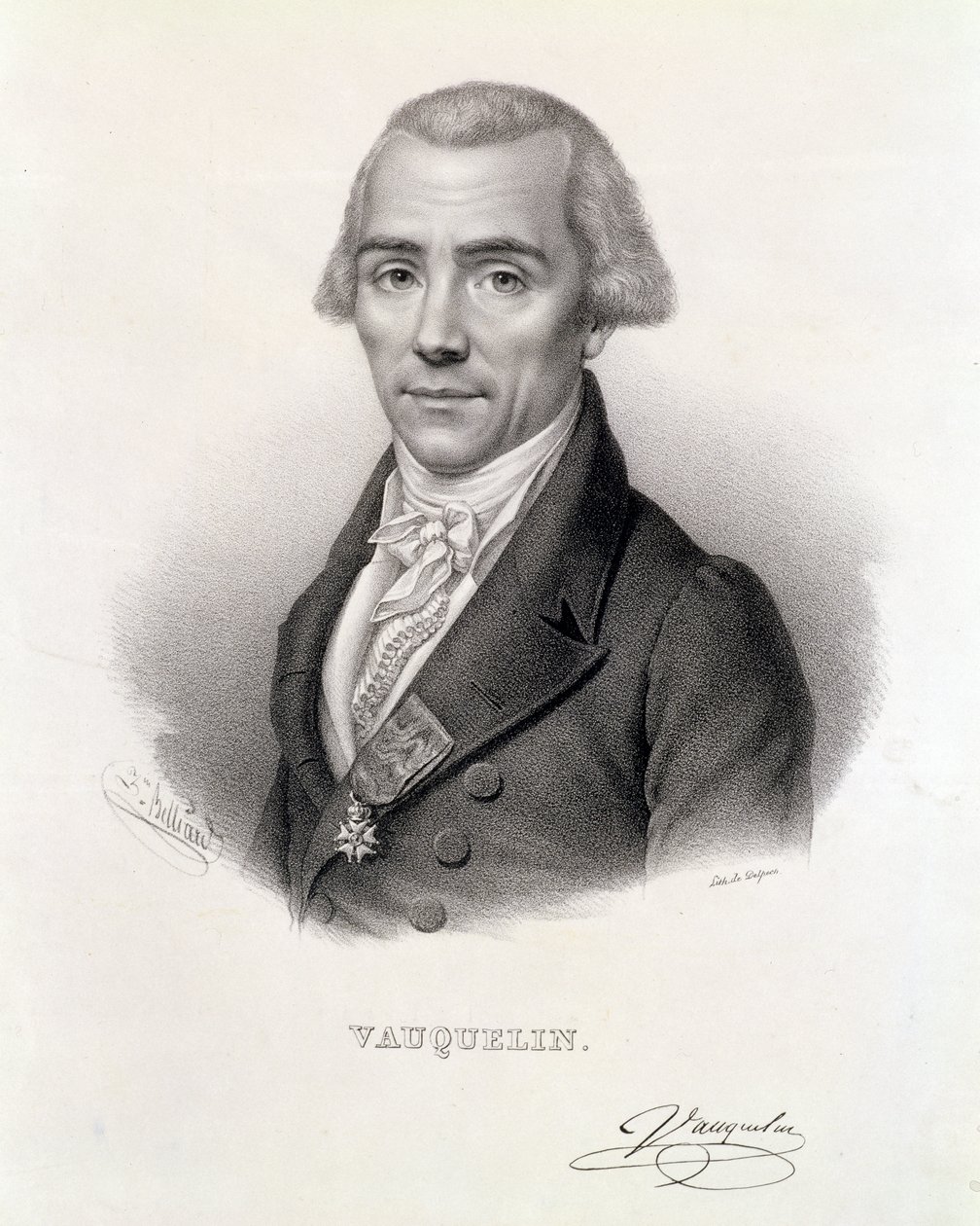 Louis Nicolas Vauquelin (1763-1829) grawerowane przez Delpech autorstwa Z. Belliari