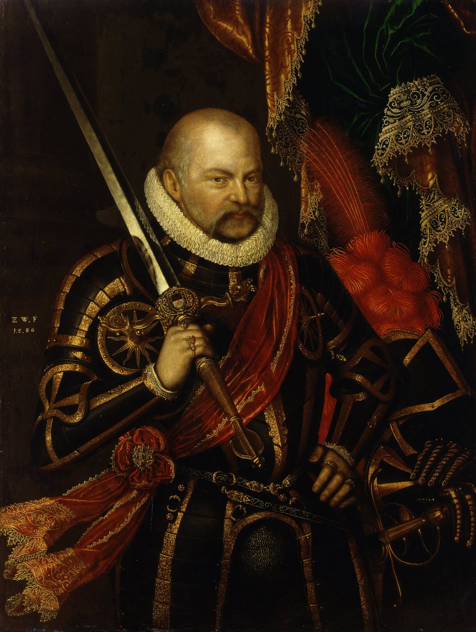 Książę-elektor August Saksonii (1586) autorstwa Zacharias Wehme