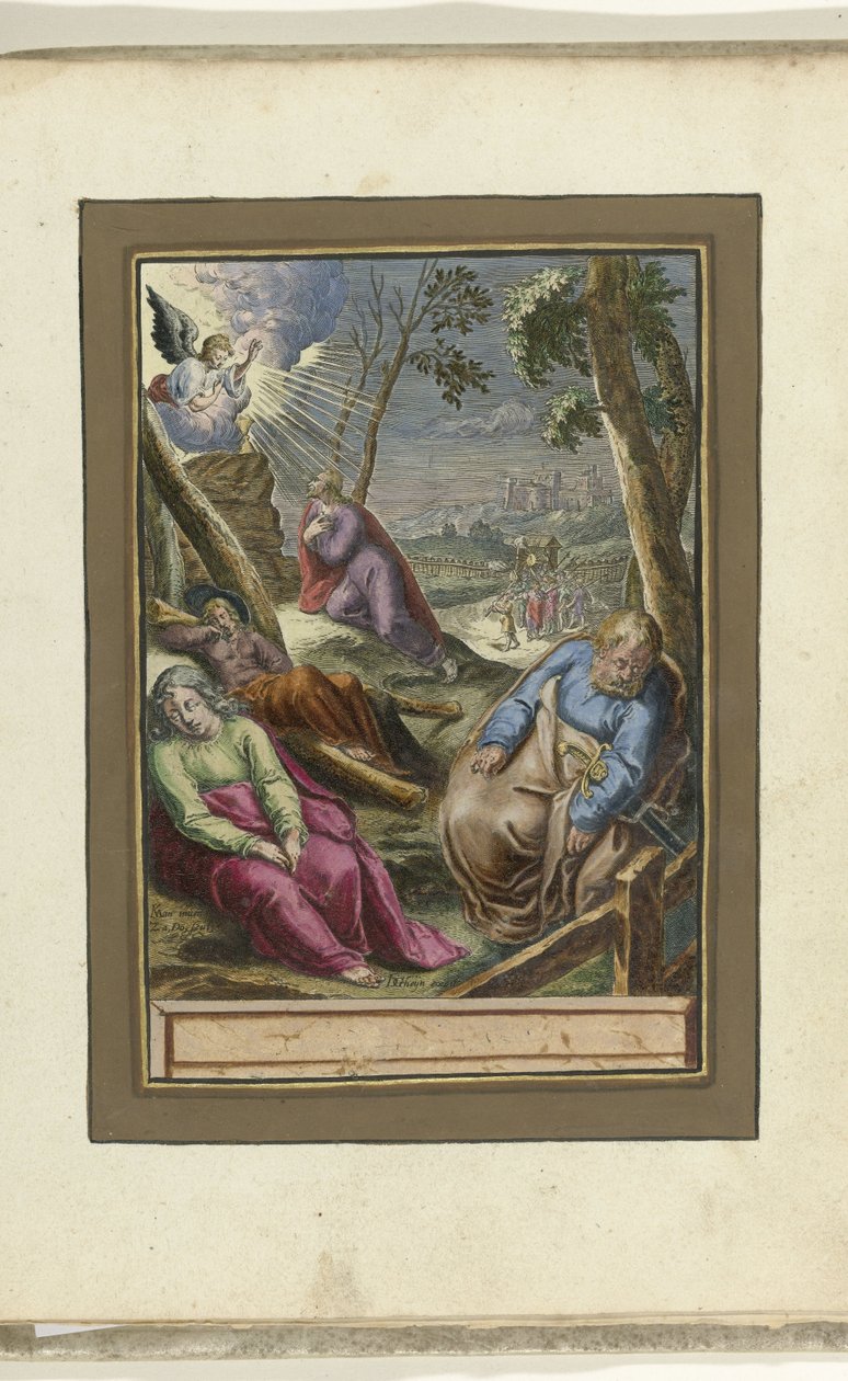 Chrystus na dworze Getsemani Męka Chrystusa (tytuł serii) autorstwa Zacharias Dolendo
