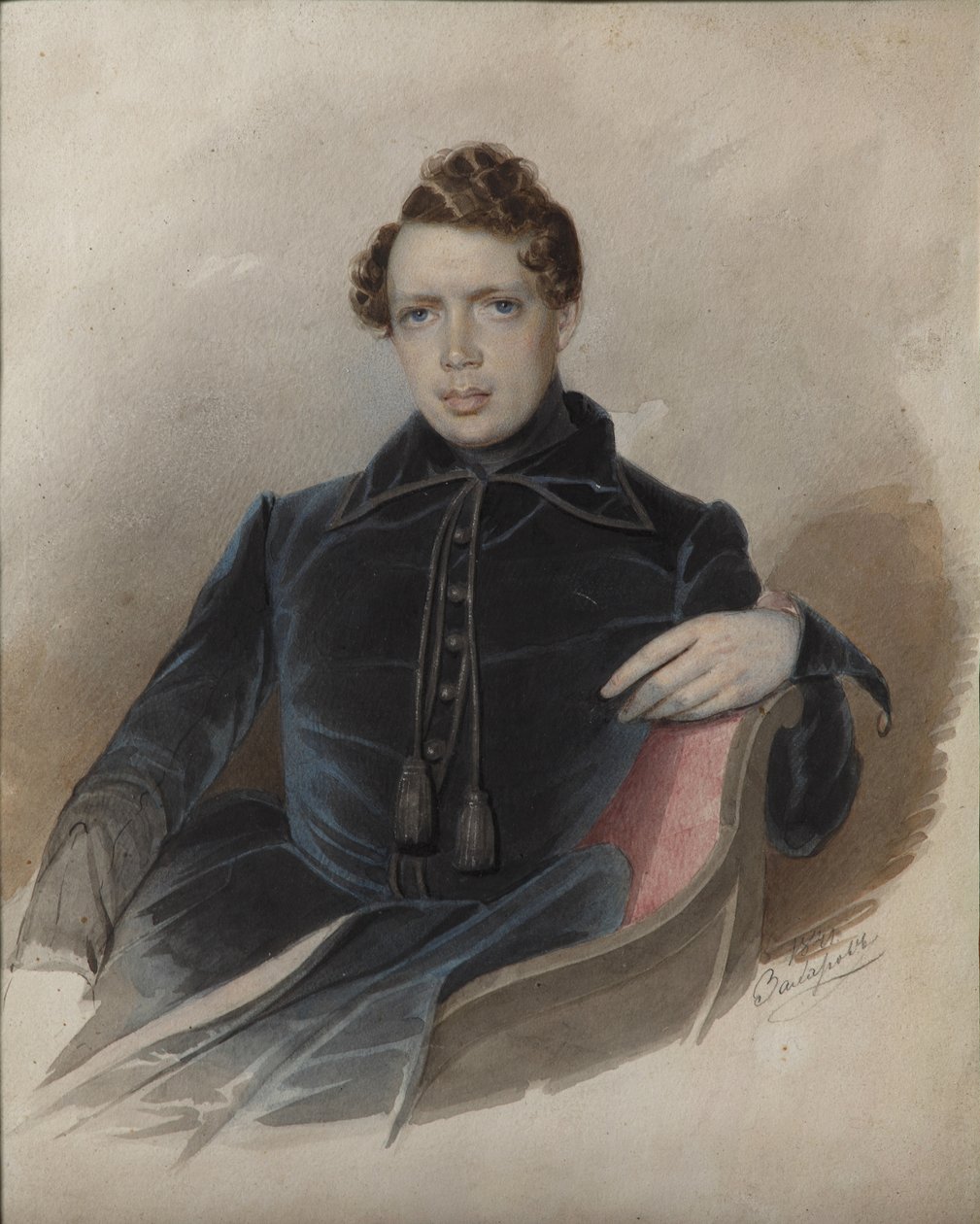 Portret Andrieja Nikołajewicza Murawjowa 1806-1874, 1841 autorstwa Zakharov