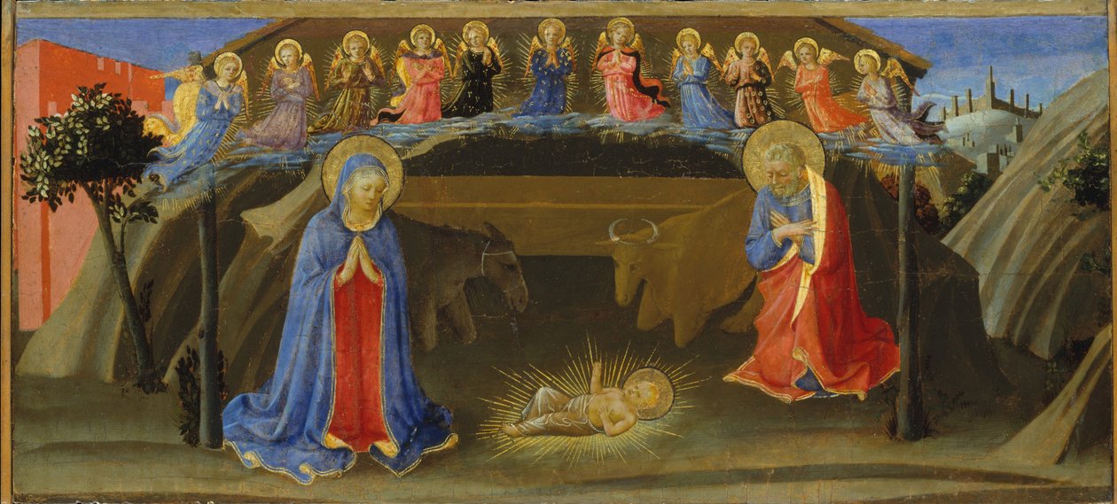 Narodzenia, ok. 1433-34 autorstwa Zanobi di Benedetto Strozzi