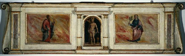 Predella ołtarzowa z kościoła San Barnaba (tempera na desce) autorstwa Zanobi Poggini