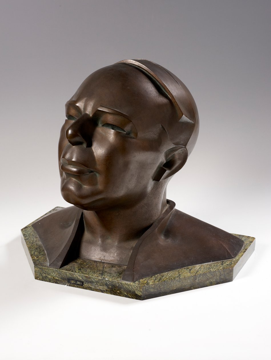 The Rt Hon. Leslie Hore-Belisha, ok. 1937-39 (brąz na marmurowej podstawie) autorstwa Zeev Ben Zvi