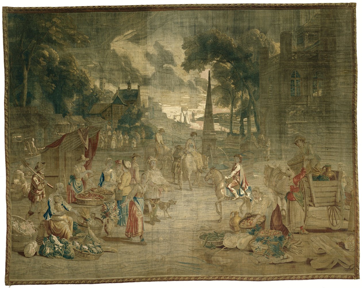 Rynek owoców i warzyw autorstwa Zeger Jacob van Helmont