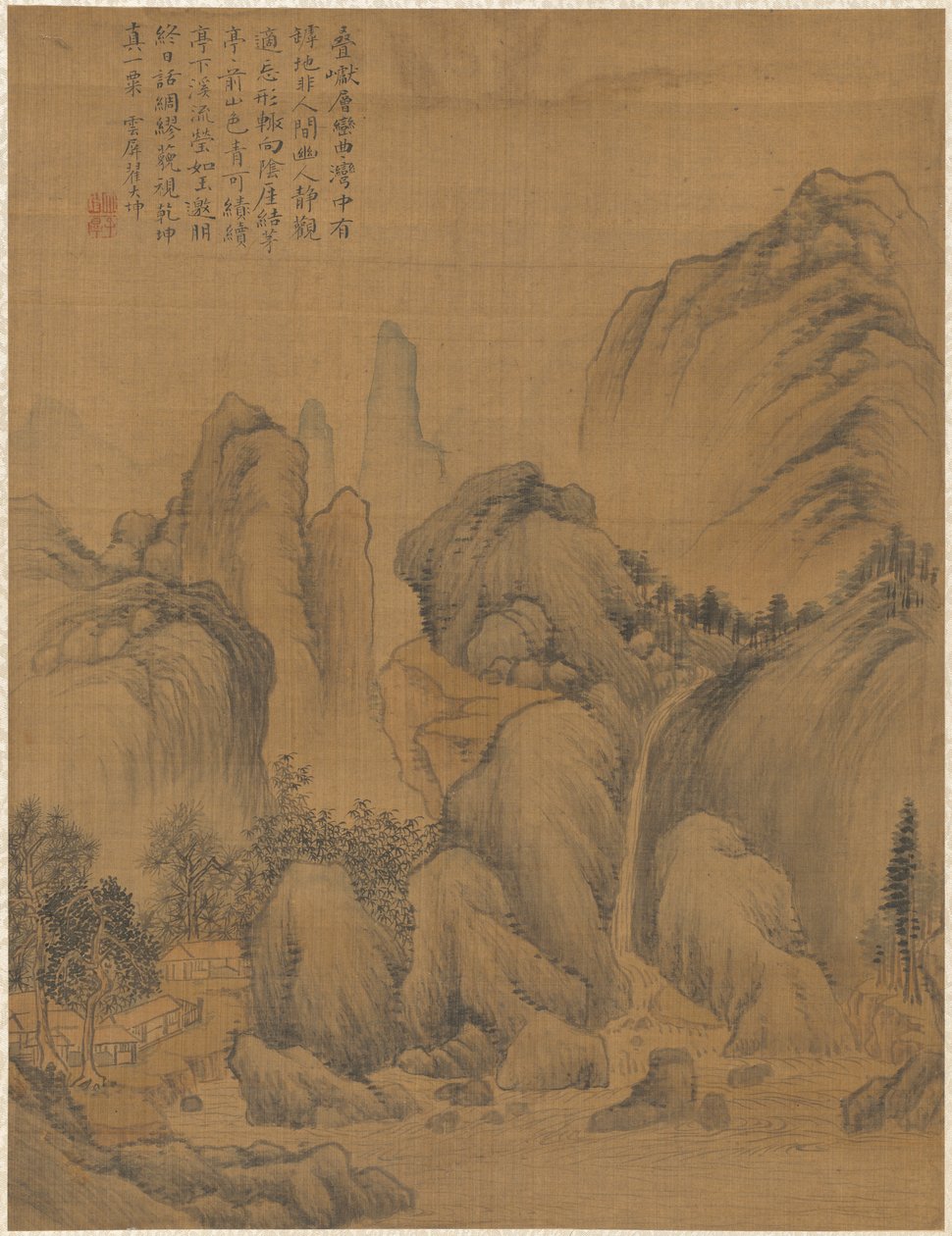 Krajobraz, 1775. autorstwa Zhai Dakun