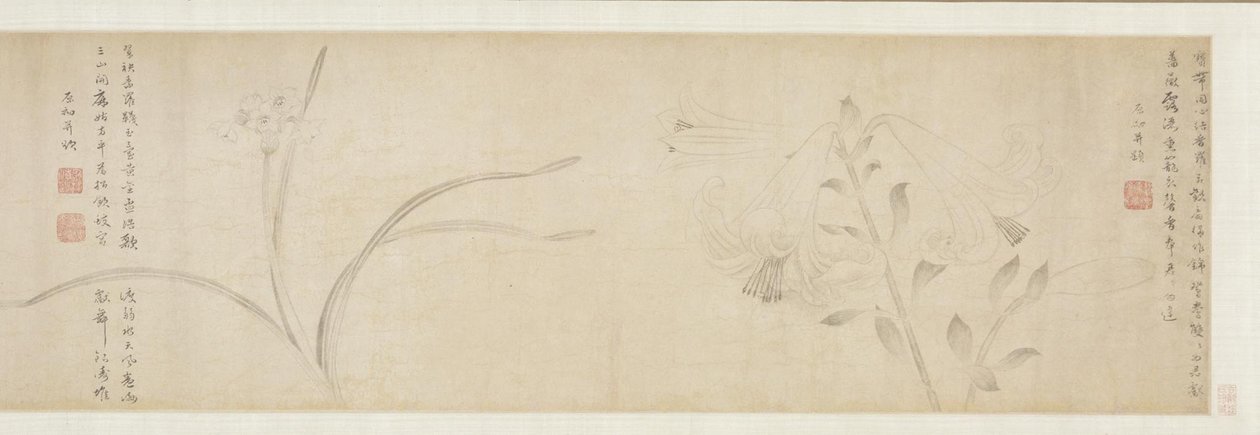 Atramentowe Kwiaty autorstwa Zhao Zhong