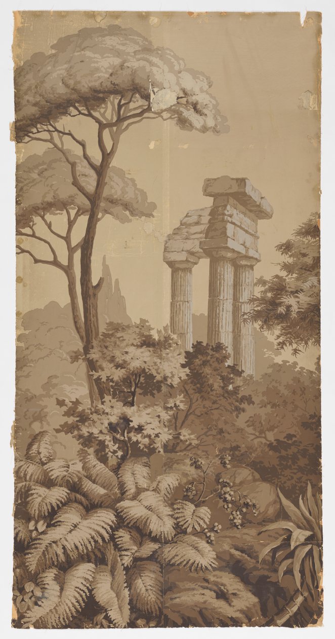 Panel sceniczny autorstwa Zuber and Cie, Rixheim, Alsace