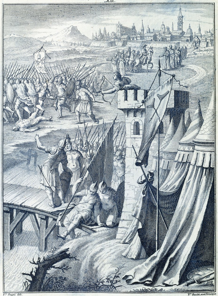 Tablica XII z „Skradzionego wiadra autorstwa Zucchi