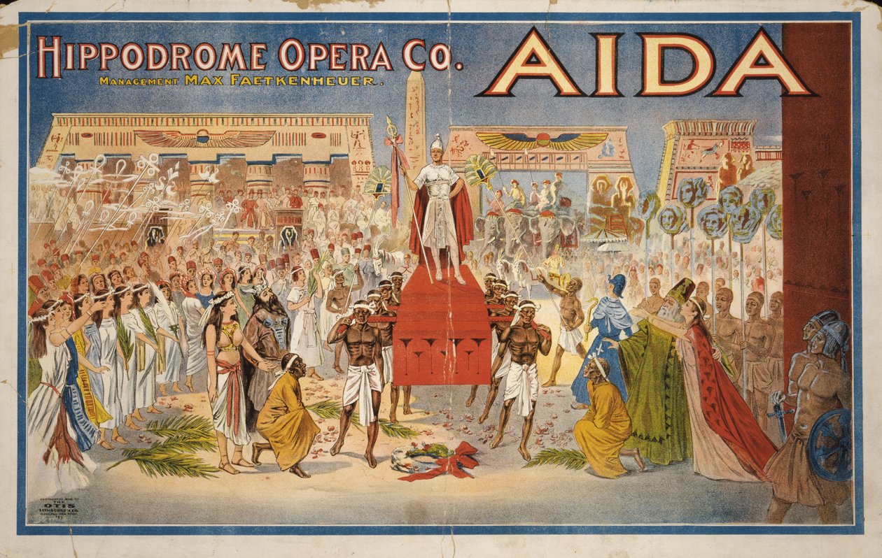 Aida, ok. 1908 (litografia kolorowa) autorstwa . .
