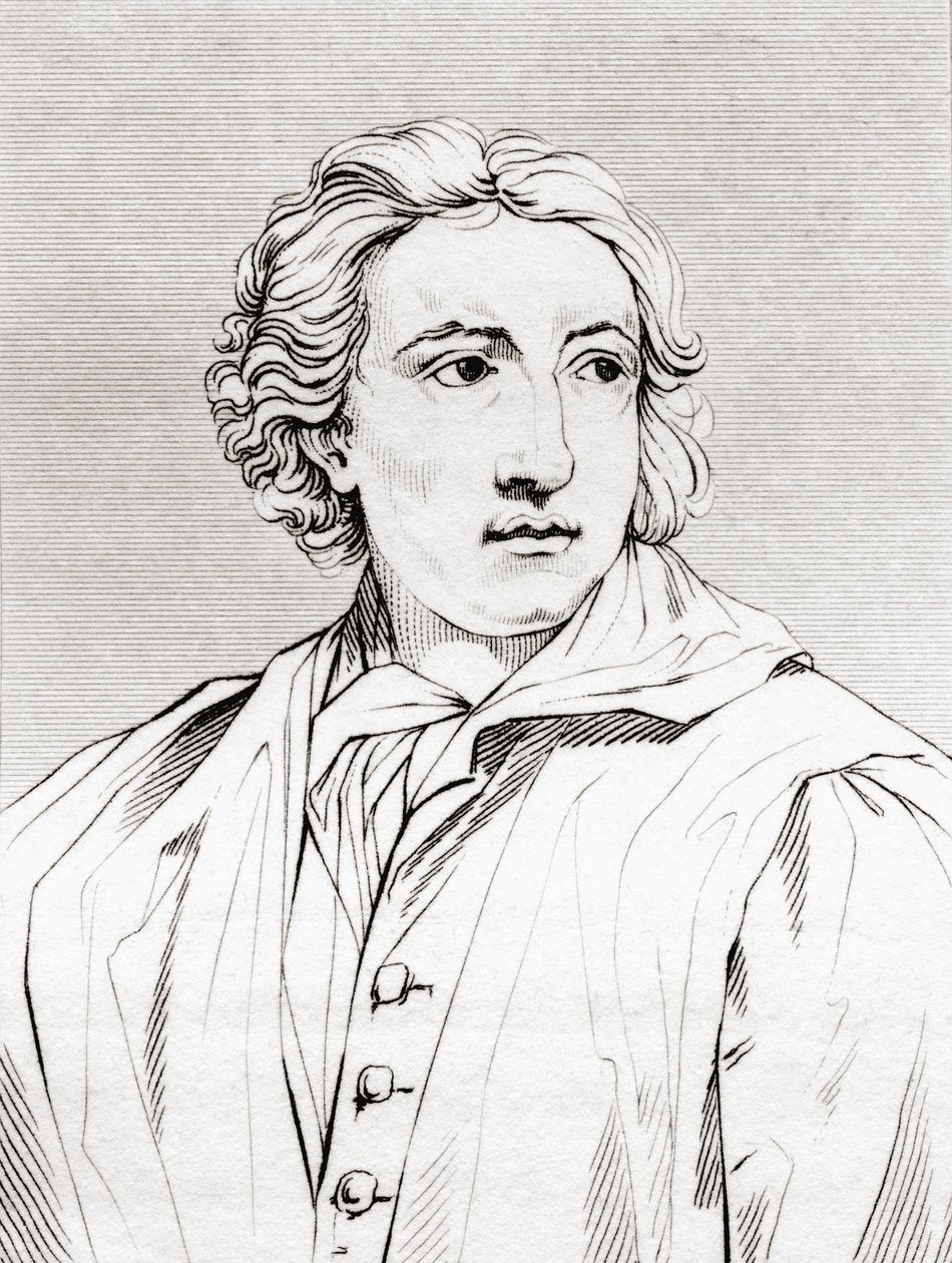 Anton Raphael Mengs (1728  1779), niemiecki malarz, z „Zabytkowej Galerii Portretów i Malarstwa”, opublikowana w 1808 r. autorstwa Ferdinand Georg Waldmuller
