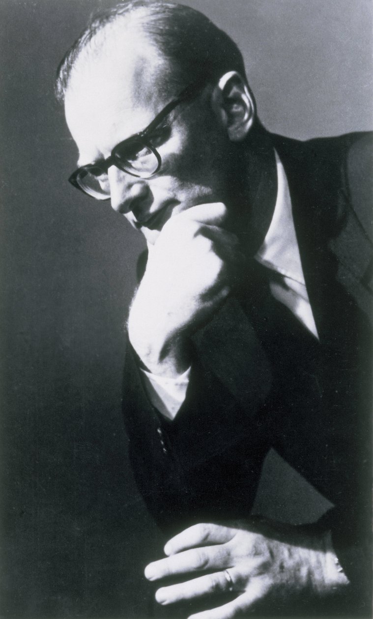 Arthur C Clarke, brytyjski autor i wynalazca science fiction autorstwa Frederick (attr. to) Barnard