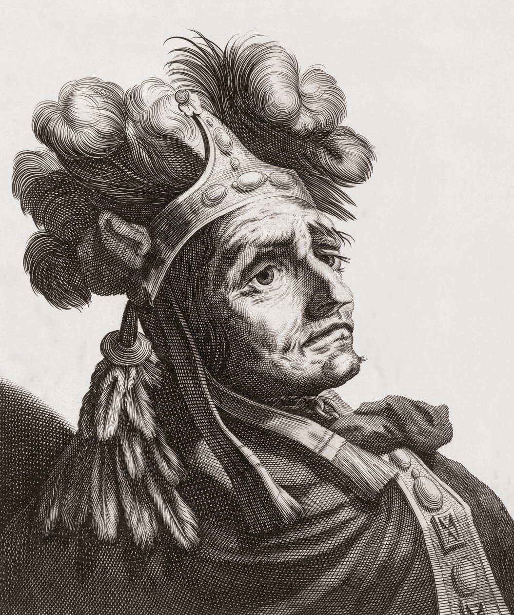 Atahualpa, ostatni cesarz Inków. Portret. autorstwa . .