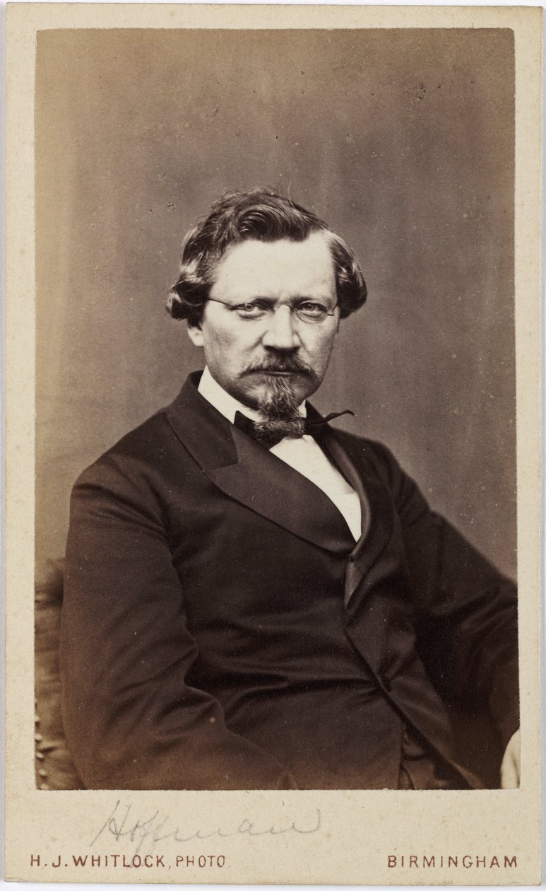 August Wilhelm von Hofmann, niemiecki chemik organiczny, połowa końca XIX wieku autorstwa Frederick (attr. to) Barnard