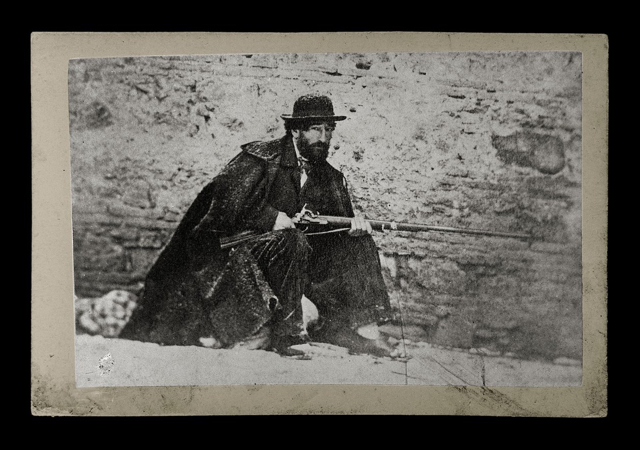BRIGAND Portret Francesco Fasanelli znanego jako Tinna 1860 autorstwa . .
