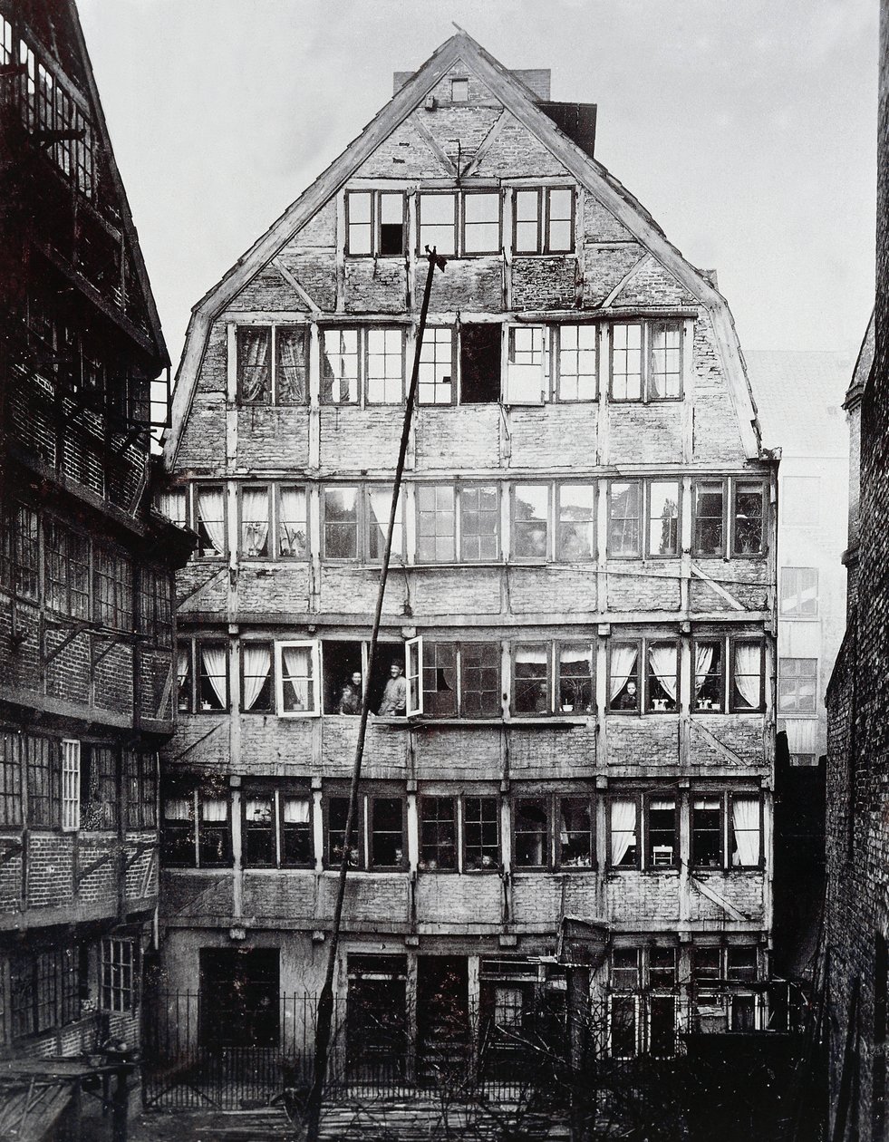 Miejsce urodzenia niemieckiego kompozytora Johannesa Brahmsa (1833-1897) w Hamburgu, Niemcy autorstwa William Walcutt