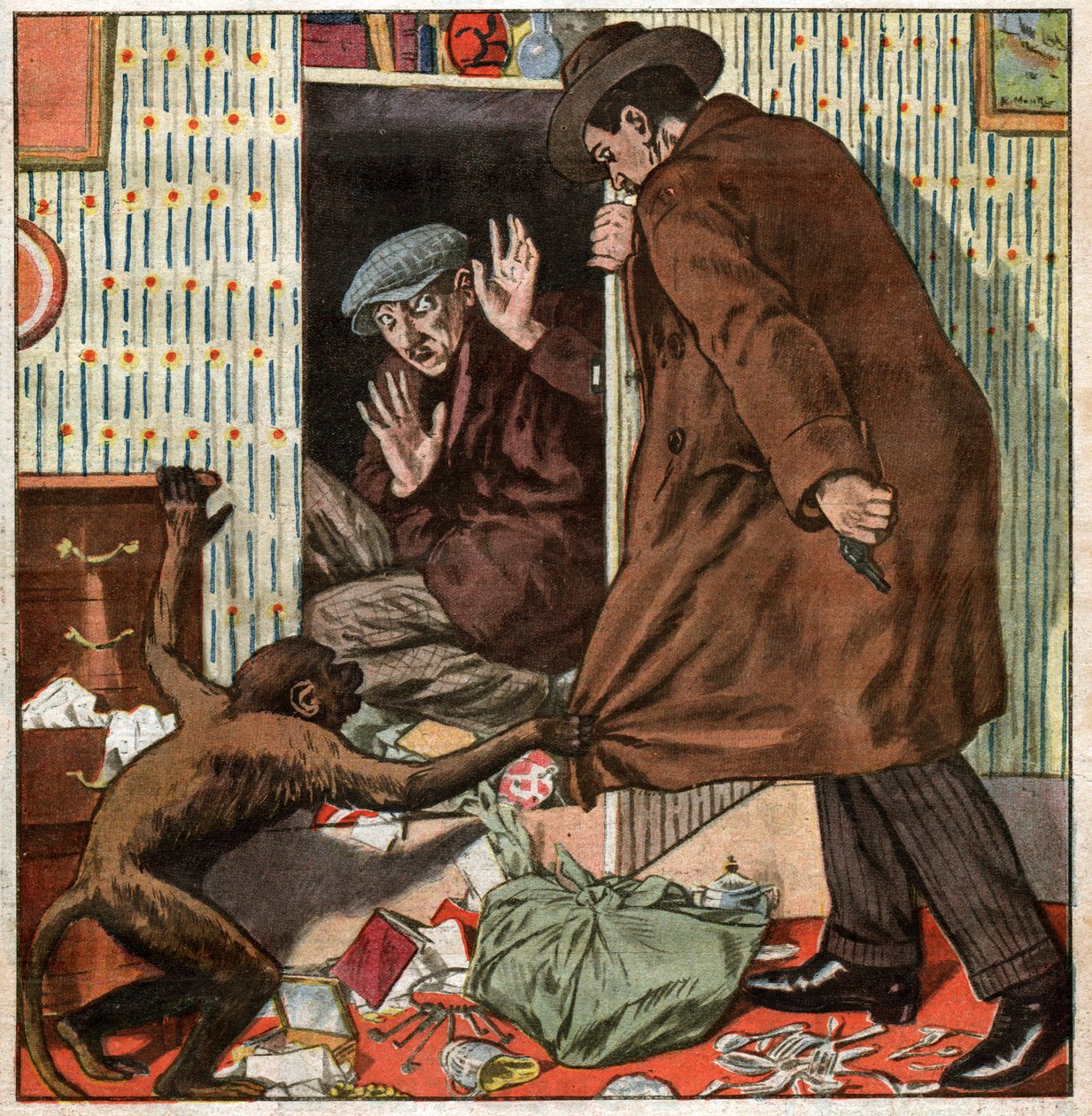 Włamanie we Francji. Włamanie we Francji. autorstwa Ferdinand Georg Waldmuller