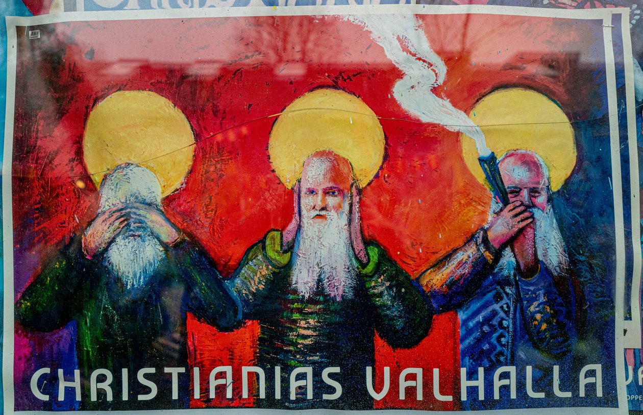 Legalizacja konopi, Christiania, Kopenhaga autorstwa . .