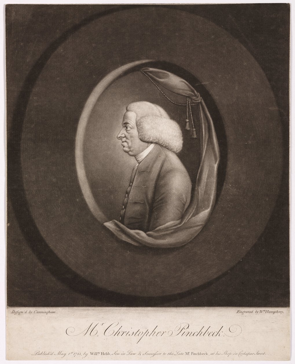 Christopher Pinchbeck, angielski zegarmistrz i wytwórca zabawek, ok. 1730 r autorstwa Frederick (attr. to) Barnard