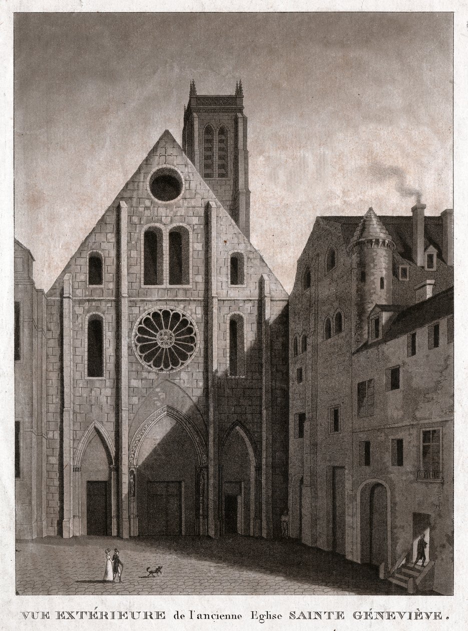 Kościół św. Genowefy, pocz. XIX w. (rycina) autorstwa . .