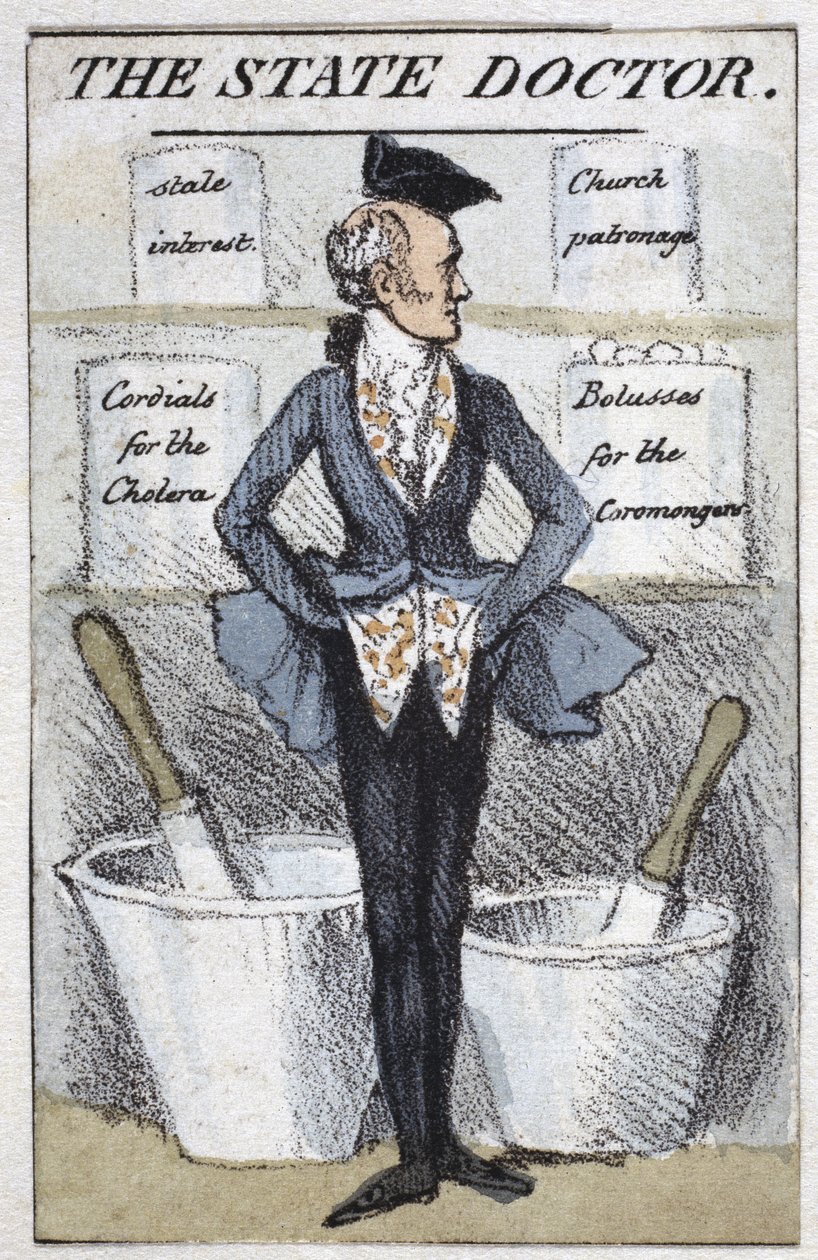 Choroby, cholera „państwowy lekarz” autorstwa John Pardon